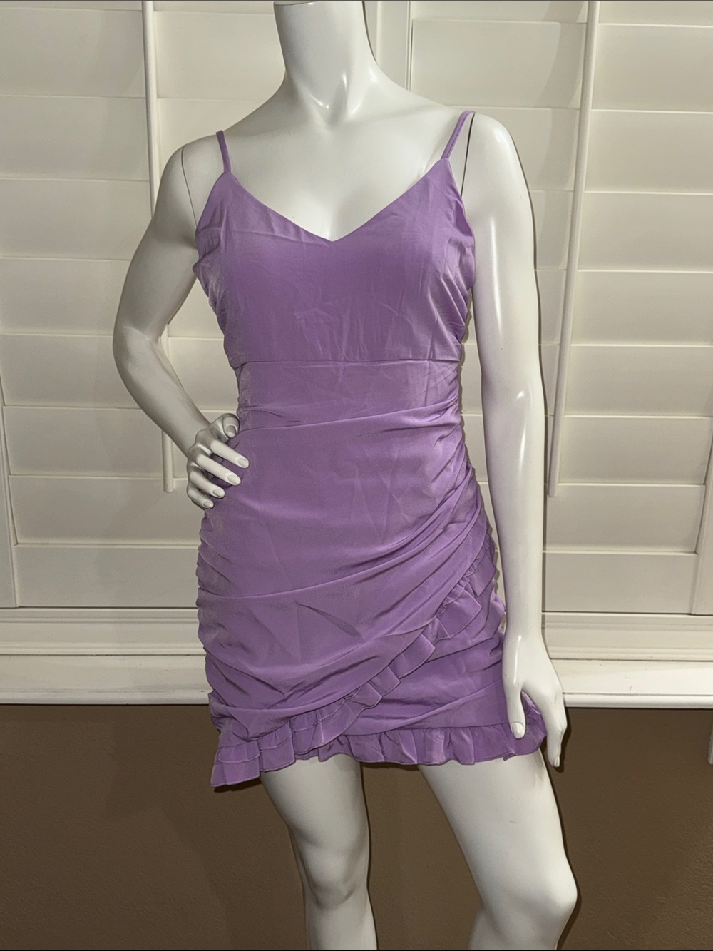 HELLO MOLLY KNOW YOU BY NAME DRESS LILAC